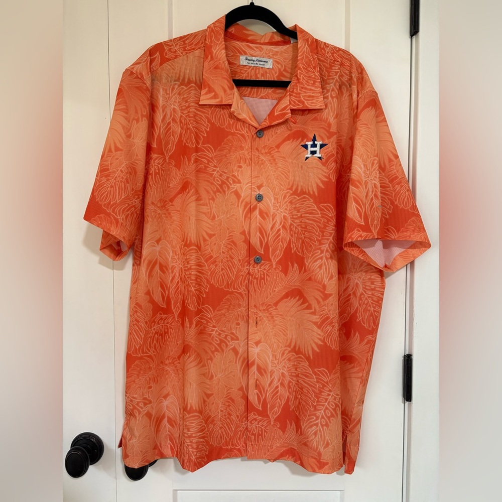Tommy Bahama Houston Astros Shirt NWOT